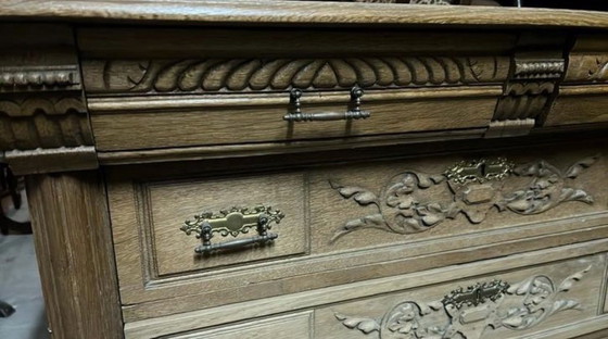 Image 1 of Antiek eiken ladenkast