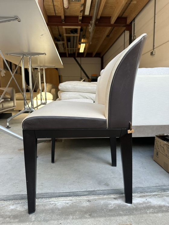 Set di 8 Sedie da pranzo Giorgetti Normal di Massimo Scolari – Leather, Textile (photo 2 of 11)