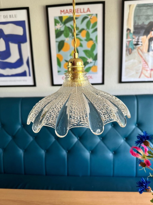 Lampada a sospensione francese Holophane