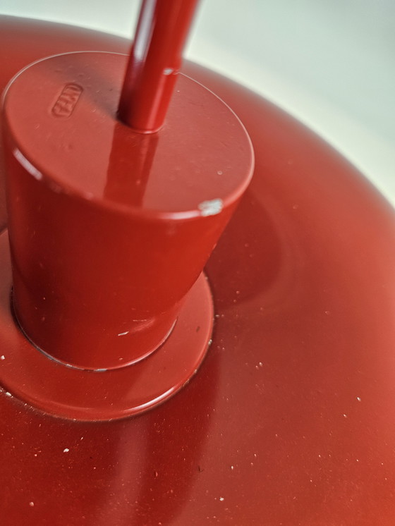 Image 1 of Lampada a sospensione Lyfa Deens design RED RA-40 PENDANT LAMP BY PIET HEIN FOR LYFA, DENMARK 1960s
