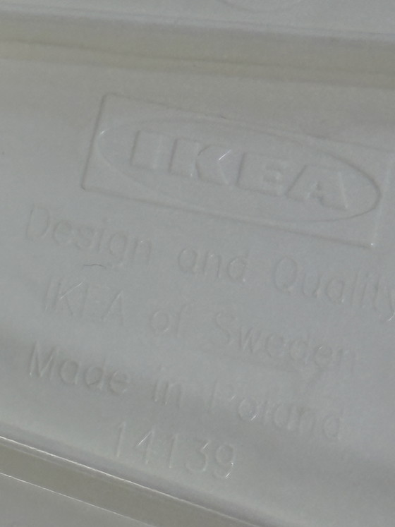 Image 1 of Vintage IKEA white modular table designed by T.Richardson, C.Brill, A.Williams.