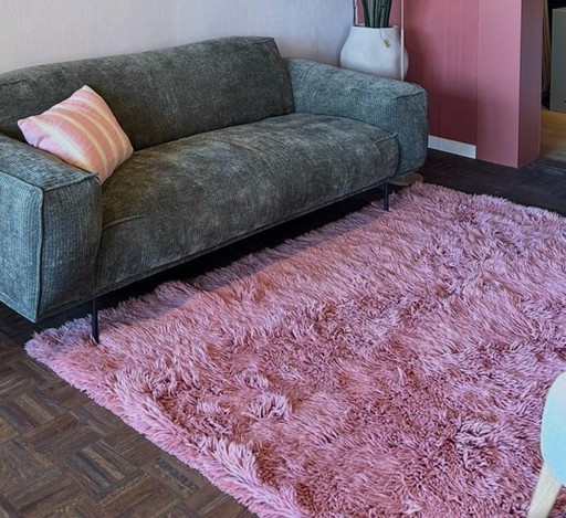 HK Living - Tapis moelleux rose 150 x 240 cm