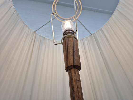 Image 1 of Staande lamp Scandinavisch design. Vintage vloerlamp teak.