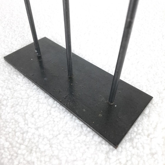 Image 1 of Candeliere vintage XL in metallo a 5 bracci, anni '90