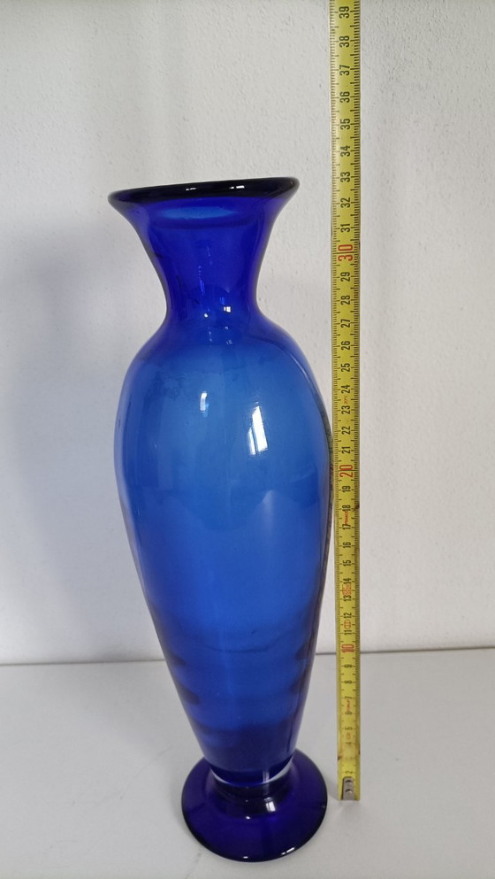 Image 1 of Amphora vase signed Carlo Nason Murano glass