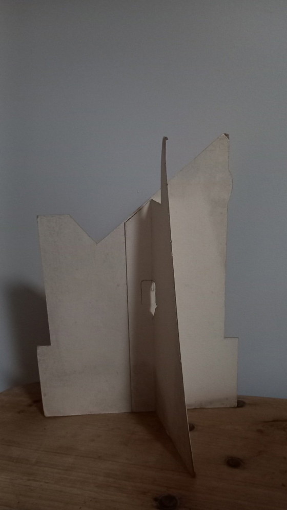 Image 1 of Vintage French cardboard advertising display stand - Rita Cakes from Roubaix