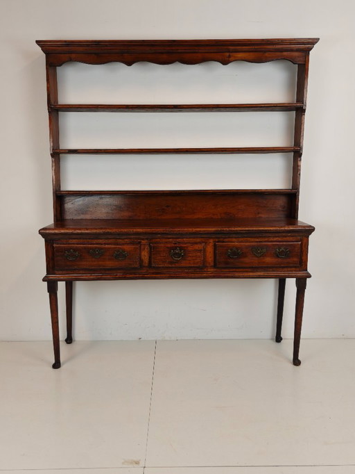 Late Georgian 18th-century Welsh sideboard – solid oak