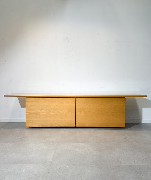 Credenza Acerbis Sheraton in rovere - Design by Giotto Stoppino