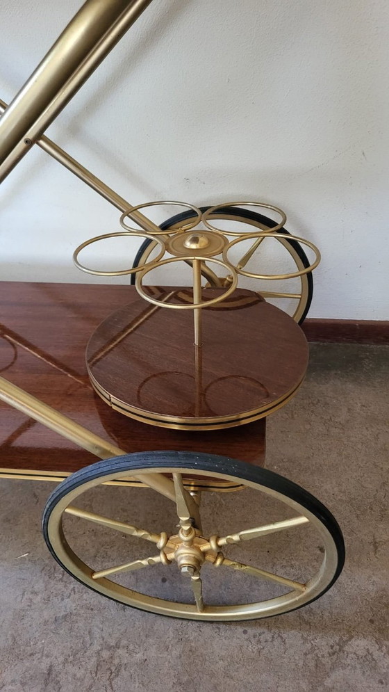 Image 1 of French serving trolley from the 1960s
