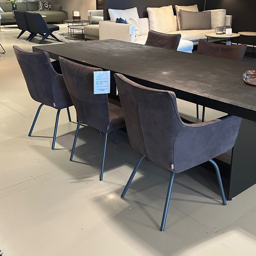 LABEL vandenberg Chief / Chaise de salle à manger Gabon (lot de 6)