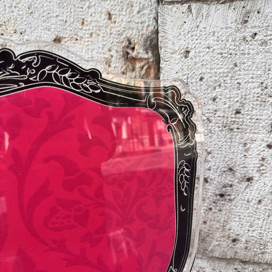 Image 1 of Stool / Bench “Neo-Baroque”, acrylic glass, Acrila, 2000 / 2010 – France