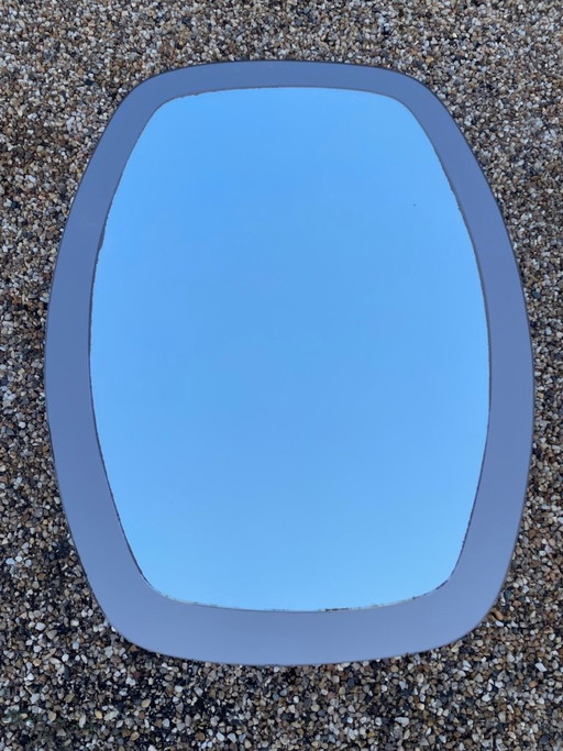 Vintage Bi-Colored Glass Mirror, 1980s – spiegels