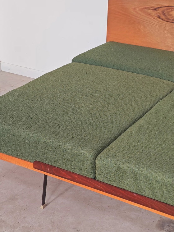 Divano panca pieghevole verde di UP Zavody 1970 – Divani 3 posti, Legno, Mid Century Modern (photo 9 of 24)