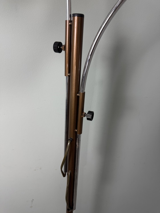 Image 1 of Vintage space age Dijkstra vloerlamp trompet Mushroom
