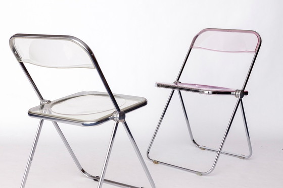 Image 1 of Pair of Vintage Castelli Plia Folding Chairs, 1970s Italy, Original Design