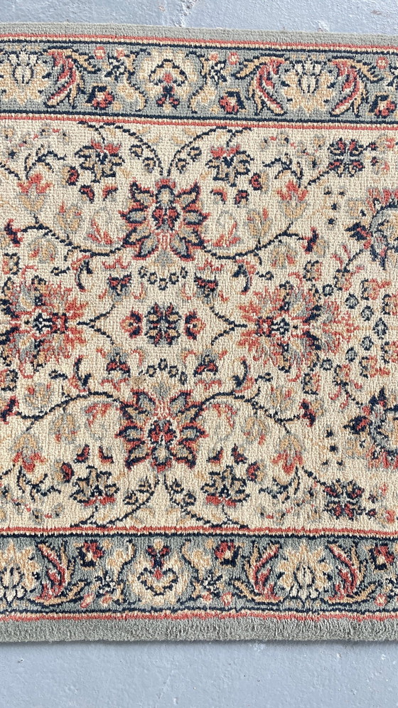 Image 1 of Tapis de couloir Beige Gris-Bleu vintage