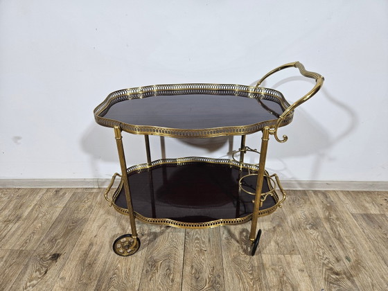 Carrello bar francese vintage di Maison Jansen, anni '60 – Carrelli bar, Brass, Hollywood Regency (photo 9 of 21)