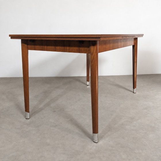 Tavolo da pranzo vintage allungabile in teak – anni '60/'70 – Mid-Century – Tavoli da pranzo, Legno (photo 3 of 8)