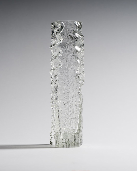Image 1 of Rosenthal Studio Line "Glasstruktur" Brutalist Vase by Martin Freyer, Germany, 1970s