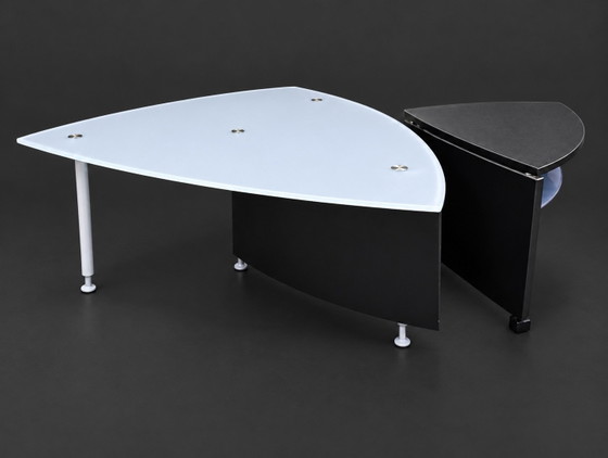 Set LeoLux JOEY coffee table black, Glass, Wood, Transparent (photo 5 of 6)