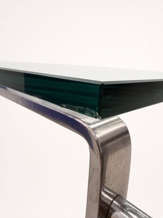 Table d'appoint Hank Kwint Metaform M-1 – Tables d'appoint, Glass, Metal (photo 7 of 7)