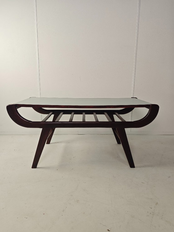 Mid Century Modern Vintage Coffee Table Reversible Top – Wood (photo 7 of 9)
