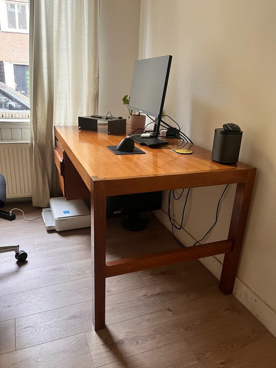 Image 1 of Vintage retro desk 60s/70s teak solid wood