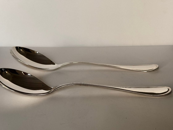 Image 1 of Service de table suédois Faden en argent massif Wilkens, composé de 16 pièces.