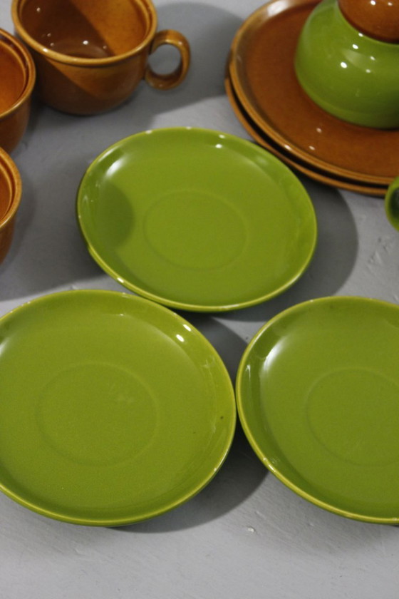 Image 1 of Colombo servizio da caffè vintage in ceramica design Space Age anni '70 Italia