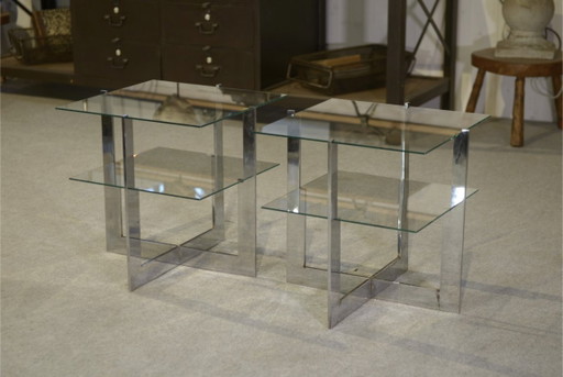 Pair of 1950s design coffee tables