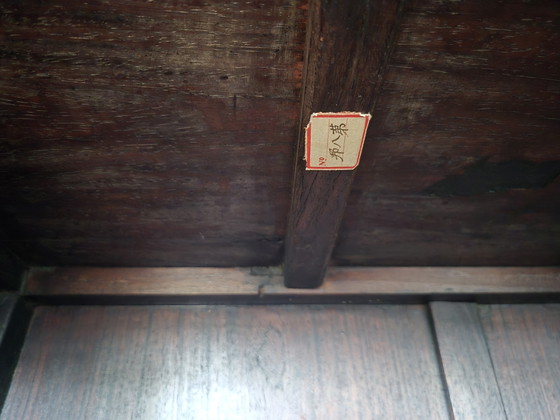 Libreria / Armadi contenitori cinese vintage – Legno duro con rilievo di drago – Wood (photo 8 of 14)