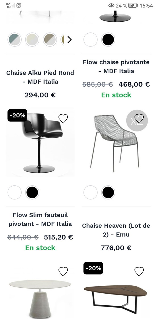 Image 1 of 3 fauteuils " HEAVEN" de Jean Marie MASSAUD ! Gran designer français! 