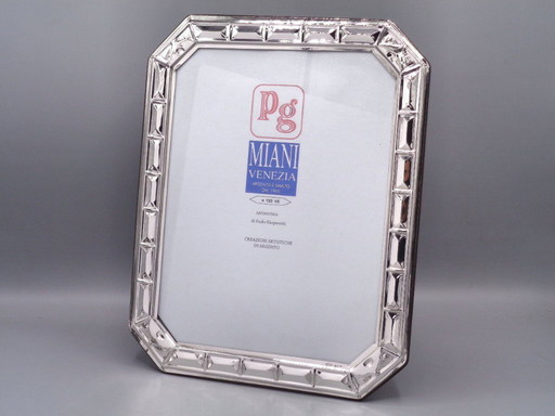 Cornice argento 925 18x24 ottagonale