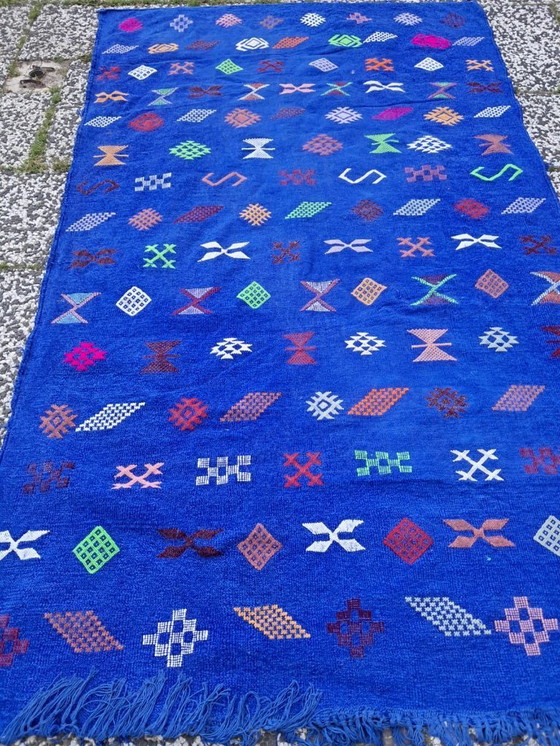 Image 1 of Handgeknoopt Berber kleed wol 243x140cm