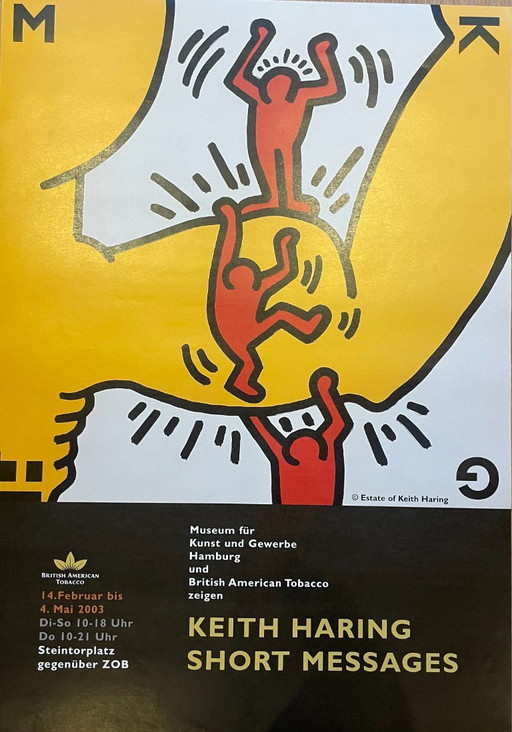 Keith Haring (1958-1990), Mensajes breves de Keith Haring, Museum für Kunst und Gewerbe Hamburg