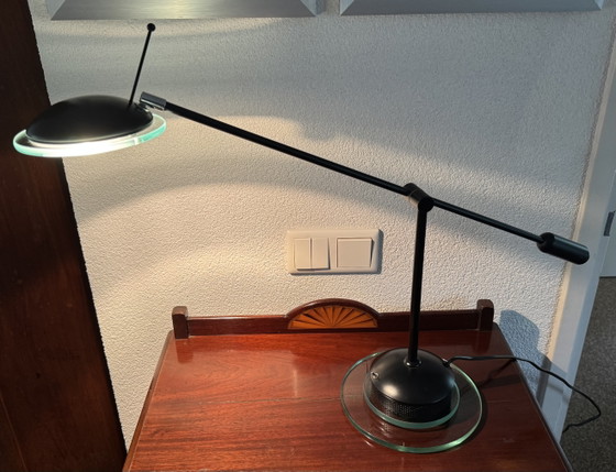 🖤 ​​Lampada da scrivania Herda dal design vintage | Lampada a sospensione Space Age | 1975-1985 (photo 3 of 14)