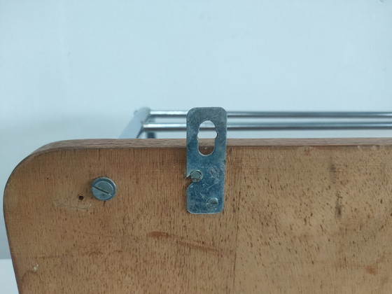Image 1 of Appendiabiti da parete cromato in stile scandinavo vintage anni '60/'70