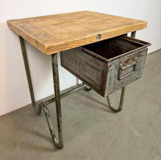 Image 1 of Vintage Industrial Worktable, 1960s