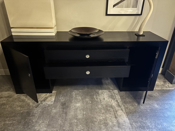 Image 1 of Bellissima credenza nera lunga 220