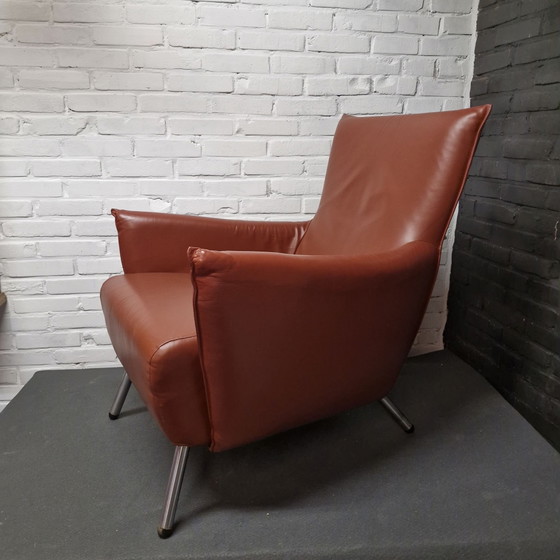 2 Fauteuils Label Gerard van den Berg modèle Cheo – Label Van den Berg, Cuir (photo 2 of 8)