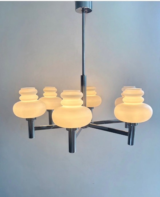 Mid Century Hanglamp – Hanglampen, Chrome (photo 2 of 8)