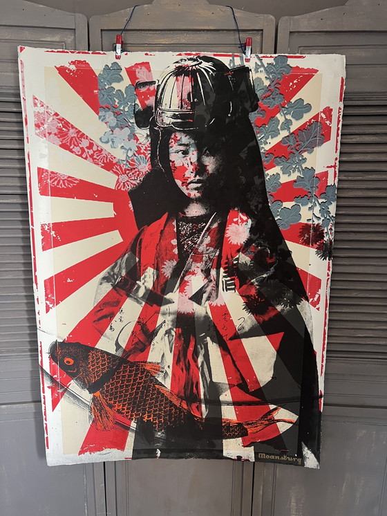 Image 1 of Zeefdruk (75/108cm) Moansburg “Japan” nr 5vd10