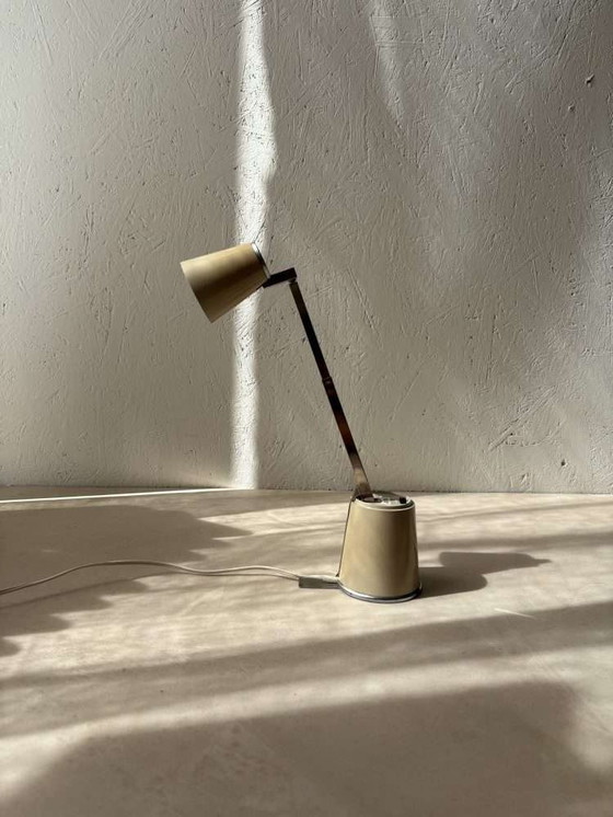 Image 1 of Lampe à poser Hala Lampette beige vintage 1970