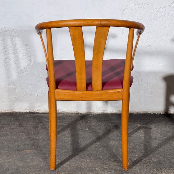 Set van 2 Carl-Ewert Ekström stoelen, paarse lederen bekleding, jaren 70 – Fauteuils, Leather (photo 9 of 11)