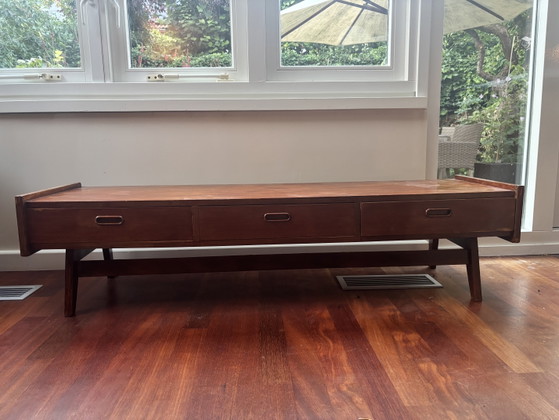 Vintage Mid Century Modern Low Sideboard – Wood (photo 2 of 6)