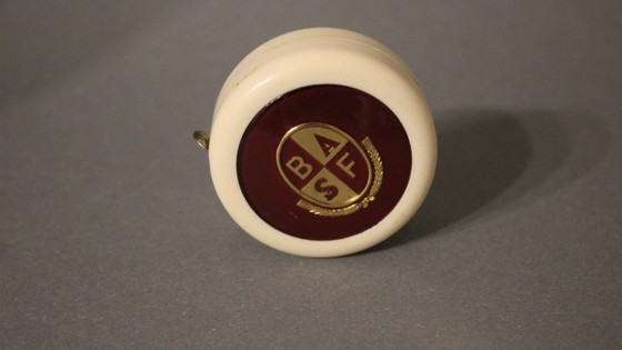 Image 1 of Very old and rare advertising measuring tape from the BASF company for polystyrene