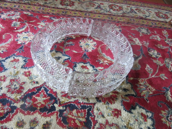 Image 1 of Centrotavola modulare vintage in cristallo tagliato o vetro pesante, modello MCM 250726