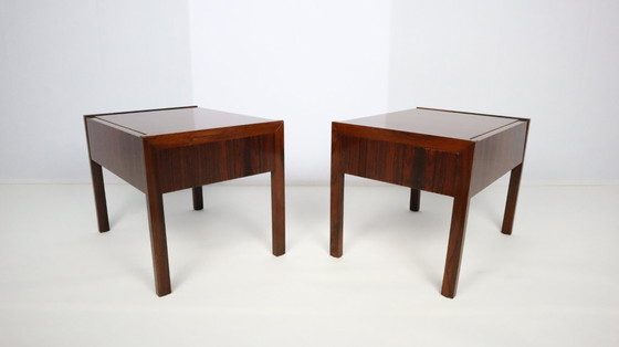 Image 1 of Scandinavische nachtkastjes, set van 2.