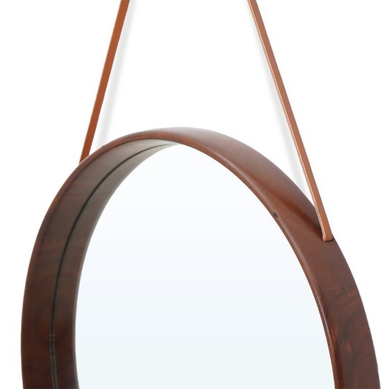 Image 1 of Specchio da parete in teak di Uno e Osten Kristiansson per Luxus, 1960