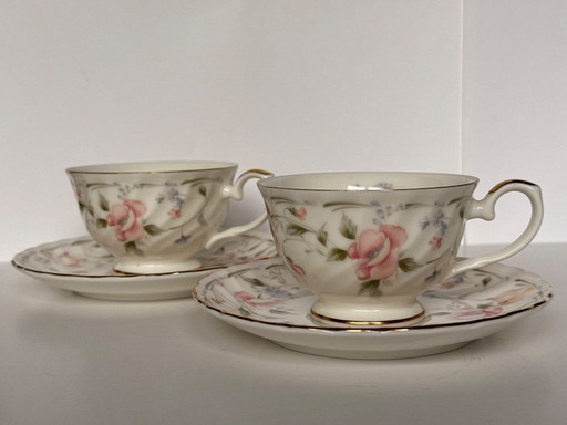 Service à thé Marui de 2 tasses en porcelaine